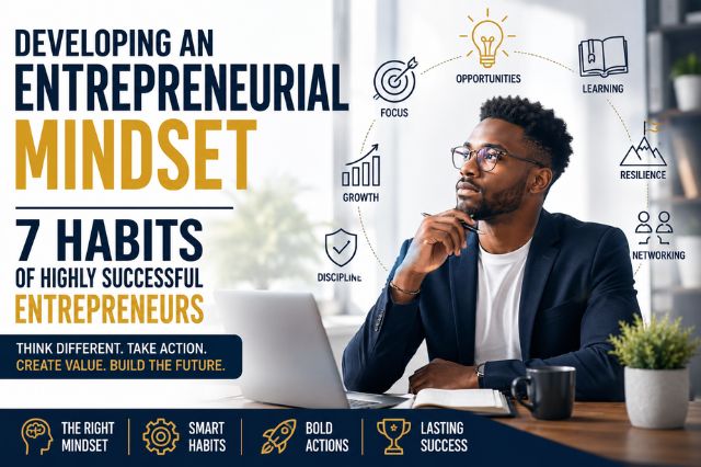 Developing an Entrepreneurial Mindset: 7 Habits of Highly Successful Entrepreneurs